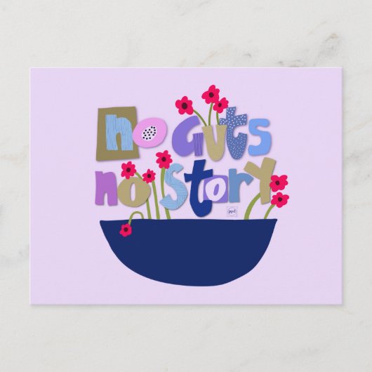 Carte Postale Citation modèle inspirationnelle (Devant)