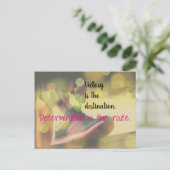 Carte Postale Citation Motivational Victory Slogan Netball (Debout devant)