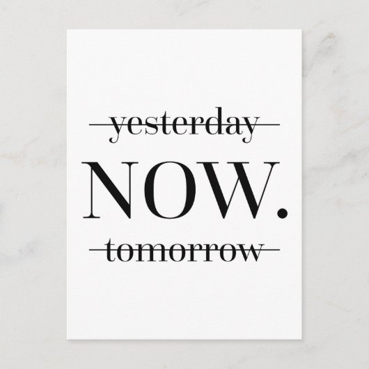 Carte Postale Citation Motivationnelle (Devant)