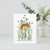 Carte Postale Citation Motivationnelle de souris mignonne N'aban (Debout devant)