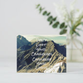 Carte Postale Citation Motivationnelle : Remettez vos limites (Debout devant)