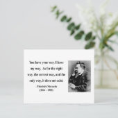 Carte Postale Citation Nietzsche 1b (Debout devant)
