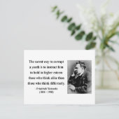 Carte Postale Citation Nietzsche 2b (Debout devant)