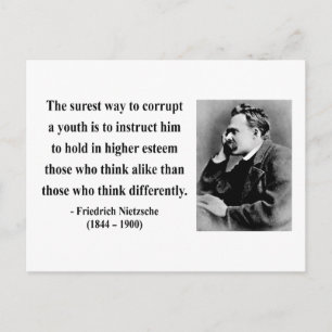 Carte Postale Citation Nietzsche 2b