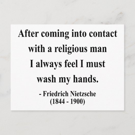 Carte Postale Citation Nietzsche 3a (Devant)