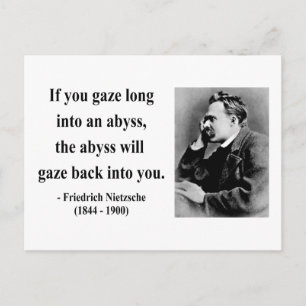 Carte Postale Citation Nietzsche 4b