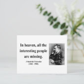 Carte Postale Citation Nietzsche 4b (Debout devant)