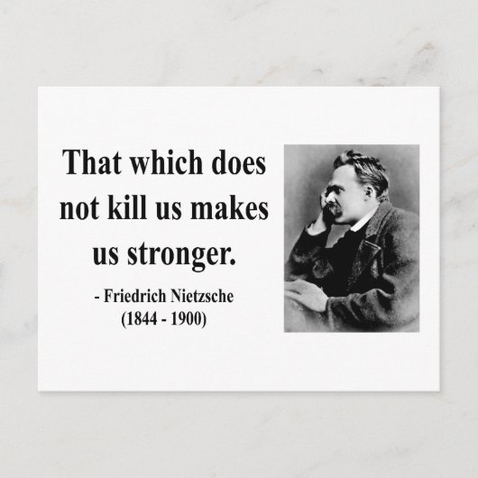 Carte Postale Citation Nietzsche 5b (Devant)
