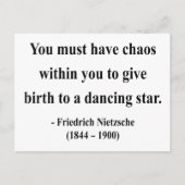Carte Postale Citation Nietzsche 6a (Devant)