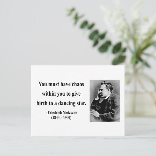 Carte Postale Citation Nietzsche 6b (Debout devant)