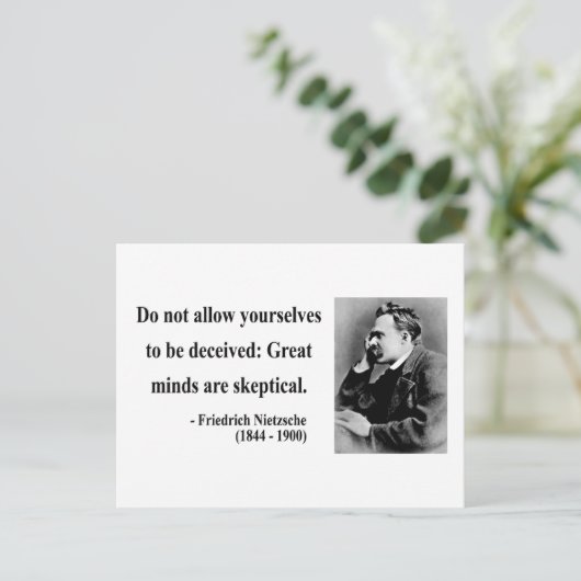 Carte Postale Citation Nietzsche 9b (Debout devant)