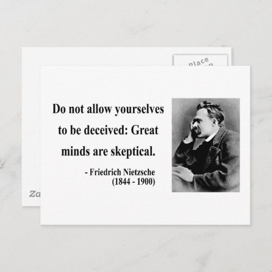 Carte Postale Citation Nietzsche 9b (Devant / Derrière)
