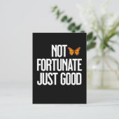 Carte Postale Citation Papillon Monarch 'Pas De Chance, Simpleme (Debout devant)