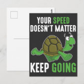 Carte Postale Citation Positive De L'Esprit De Mise En Oeuvre Co (Devant / Derrière)