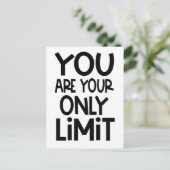 Carte Postale Citation Positive Vous Êtes Votre Seule Limite Noi (Debout devant)