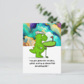 Carte Postale Citation pour golfeur (Debout devant)