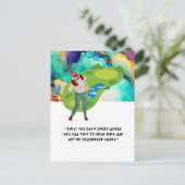 Carte Postale Citation pour golfeur (Debout devant)