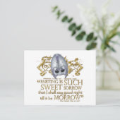 Carte Postale Citation Romeo & Juliet (version or) (Debout devant)