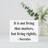 Carte Postale Citation Socrates 6a (Debout devant)