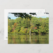 Carte Postale Citation sur les saisons par R.W. Emerson (Devant / Derrière)