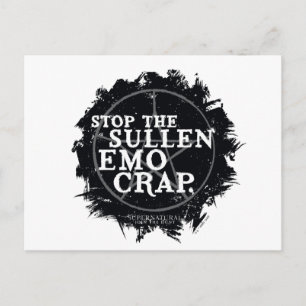 Carte Postale Citation surnaturelle "Emo"