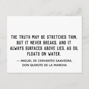 Carte Postale Citation Vérité Ne Rompt Jamais