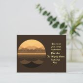 Carte postale Citation Vie Rumi. Conception Mandal (Debout devant)