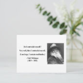 Carte Postale Citation Whitman 6b (Debout devant)