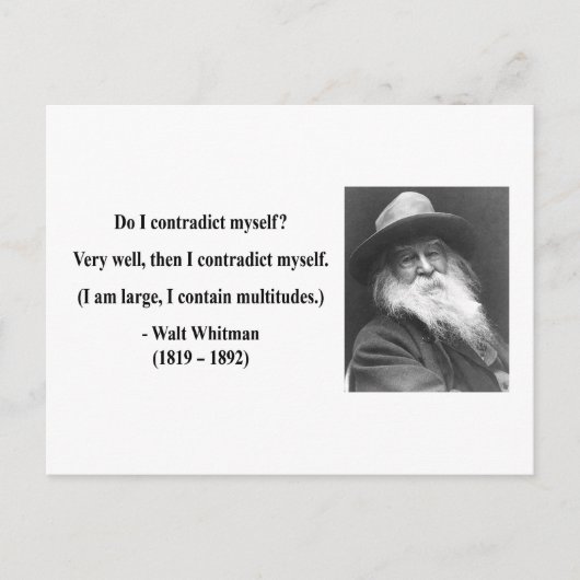 Carte Postale Citation Whitman 6b (Devant)