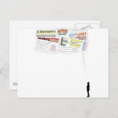 Carte Postale Citations (Devant / Derrière)