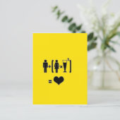 Carte Postale Citations Amour Drôle (Debout devant)