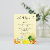 Carte Postale Citations d'amour Limonade Citron Agrumes Fête de  (Debout devant)