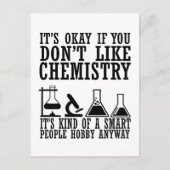 Carte Postale Citations de chimie drôle humour chimiste (Devant)