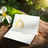 Carte Postale Citations de l'instructeur de médiation de Yoga St