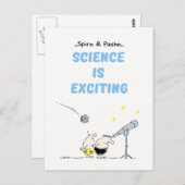 Carte Postale Citations de science Spiro et Pusho (Devant / Derrière)