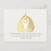 Carte Postale Citations d'enseignant de méditation de studio de  (Devant)