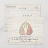 Carte Postale Citations d'instructeur de médiation de Reiki Mast (Devant / Derrière)