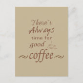 Carte Postale Citations drôles de buveurs de café (Devant)