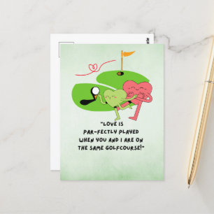 Carte Postale Citations drôles de golf pour golfeur