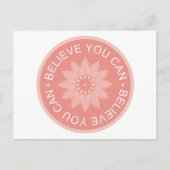 Carte Postale Citations En Trois Mots ~Croyez Que Vous Pouvez~ (Devant)