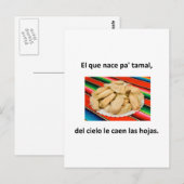 Carte Postale Citations espagnoles (Devant / Derrière)