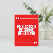 Carte Postale Citations inspirées et de motivation (Debout devant)