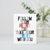 Carte Postale Citations Modèle (Debout devant)