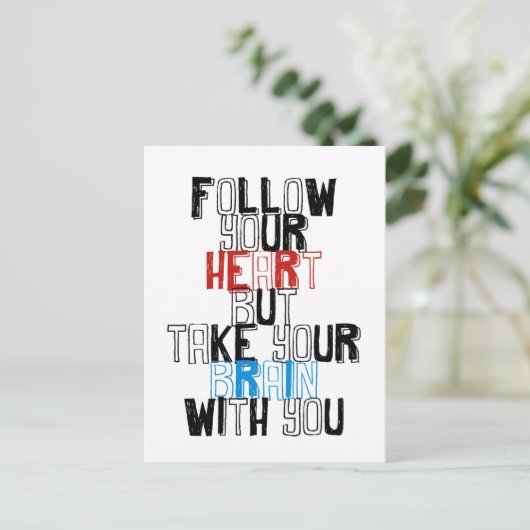 Carte Postale Citations Modèle (Debout devant)