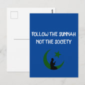 Carte Postale Citations musulmanes (Devant / Derrière)