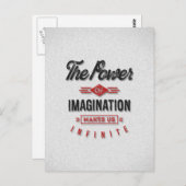 Carte Postale Citations Power Inspirational (Devant / Derrière)