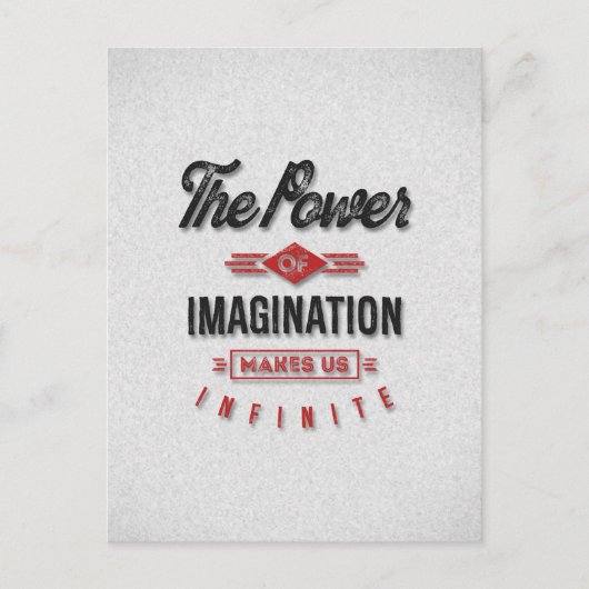 Carte Postale Citations Power Inspirational (Devant)