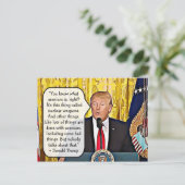 Carte Postale Citations stupides de Donald Trump Keepsakes (Debout devant)