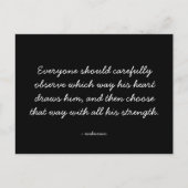 Carte Postale Citations - travail et carrière (Devant)