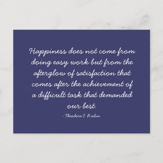 Carte Postale Citations - travail et carrière (Devant)